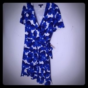 Banana Republic Flutter Sleeve Wrap Dress